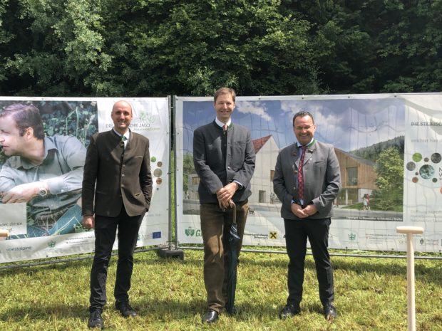 Der Landesjägermeister Franz Mayr-Melnhof-Saurau mit weiterer Prominenz.