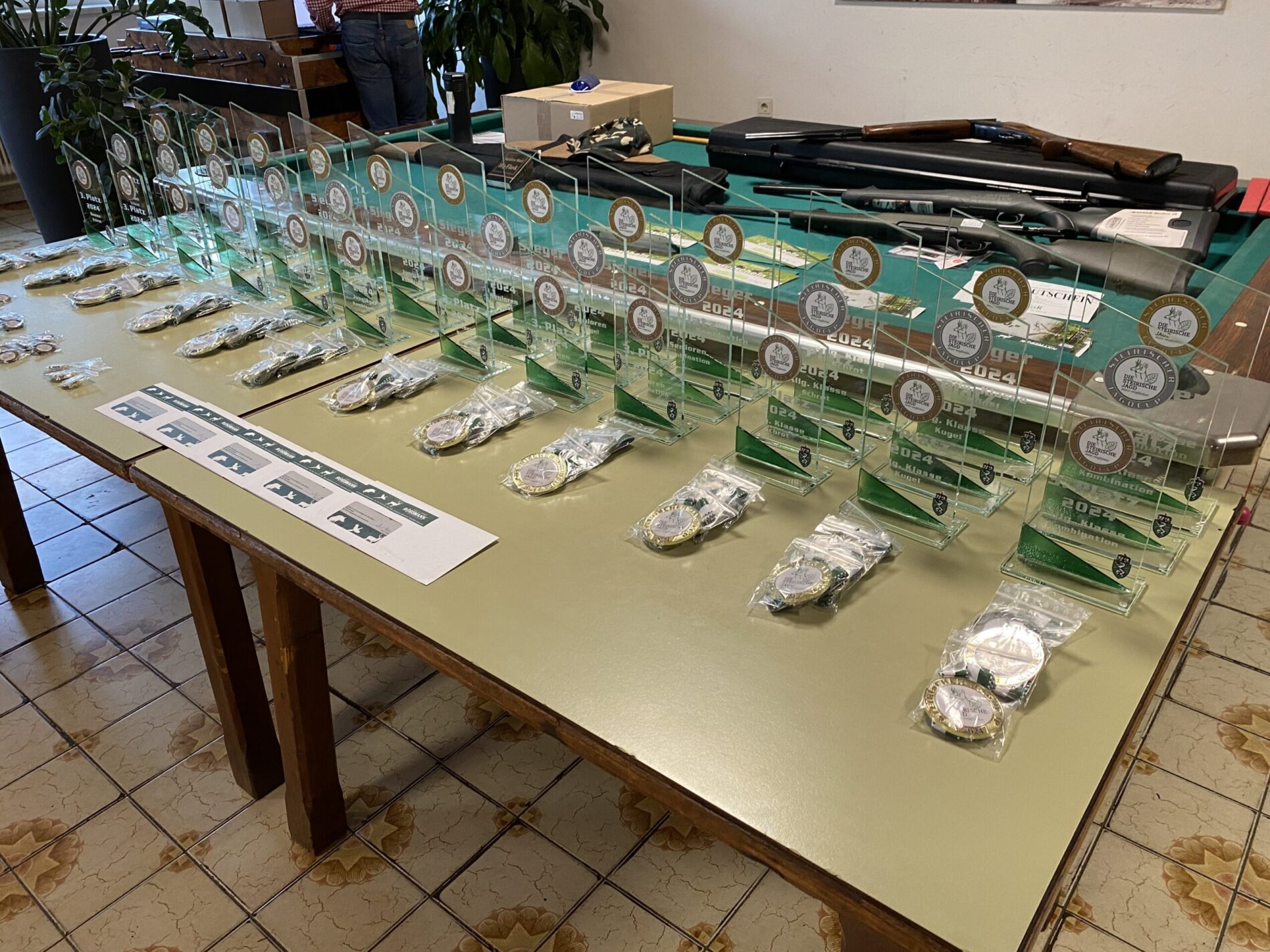 Die Preise des 3. Steirischen Jagdcups 2024.
