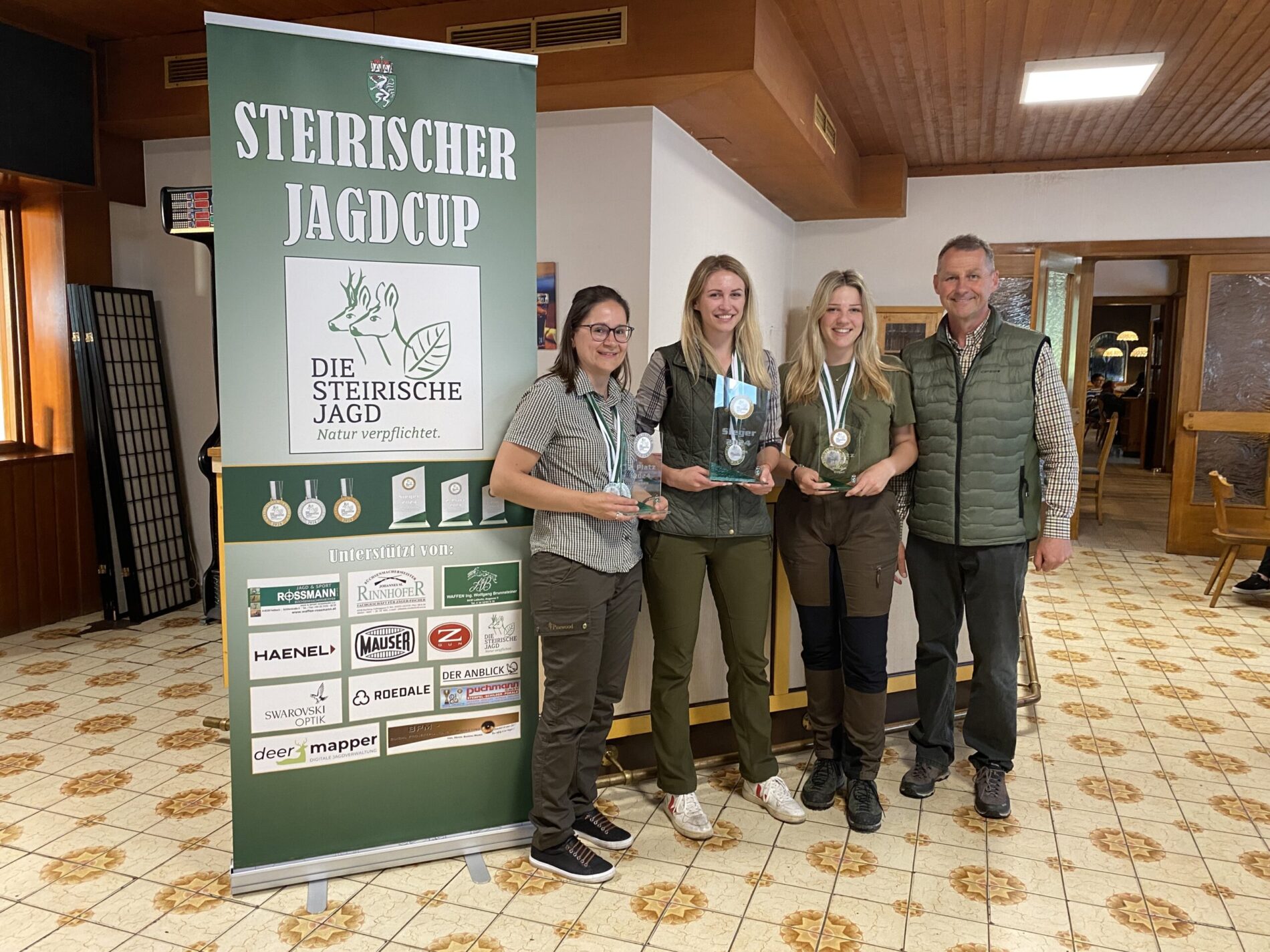 Die Preisverleihung des 3. Steirischen Jagdcups 2024.