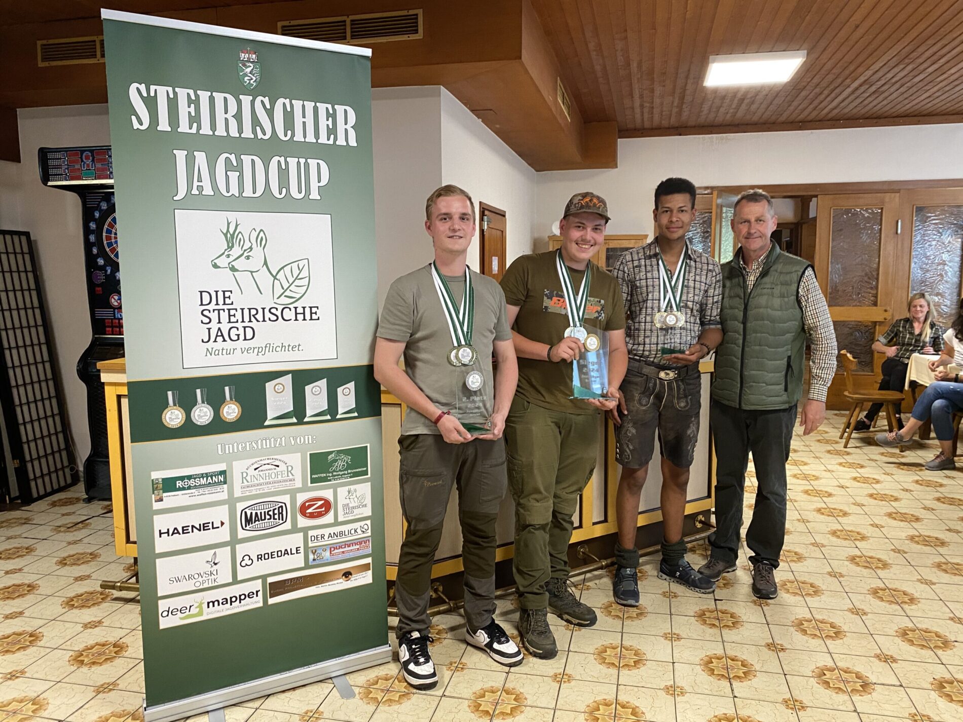 Die Preisverleihung des 3. Steirischen Jagdcups 2024.
