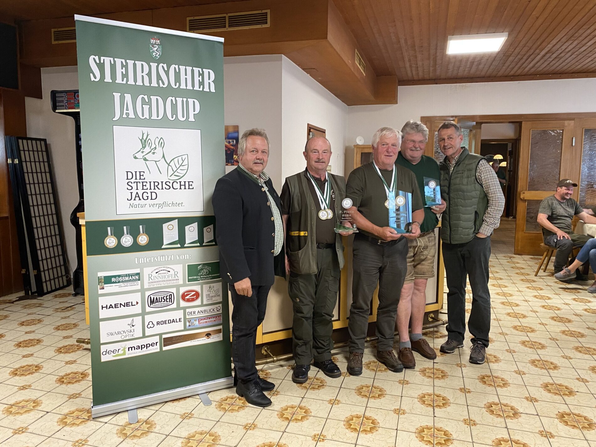 Die Preisverleihung des 3. Steirischen Jagdcups 2024.