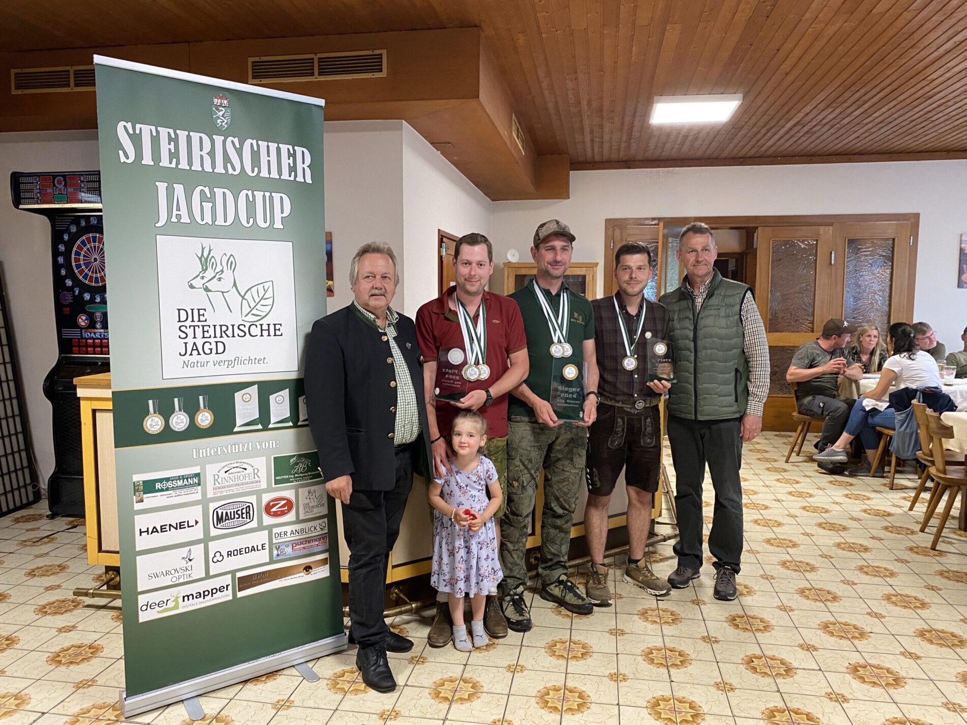 Die Preisverleihung des 3. Steirischen Jagdcups 2024.