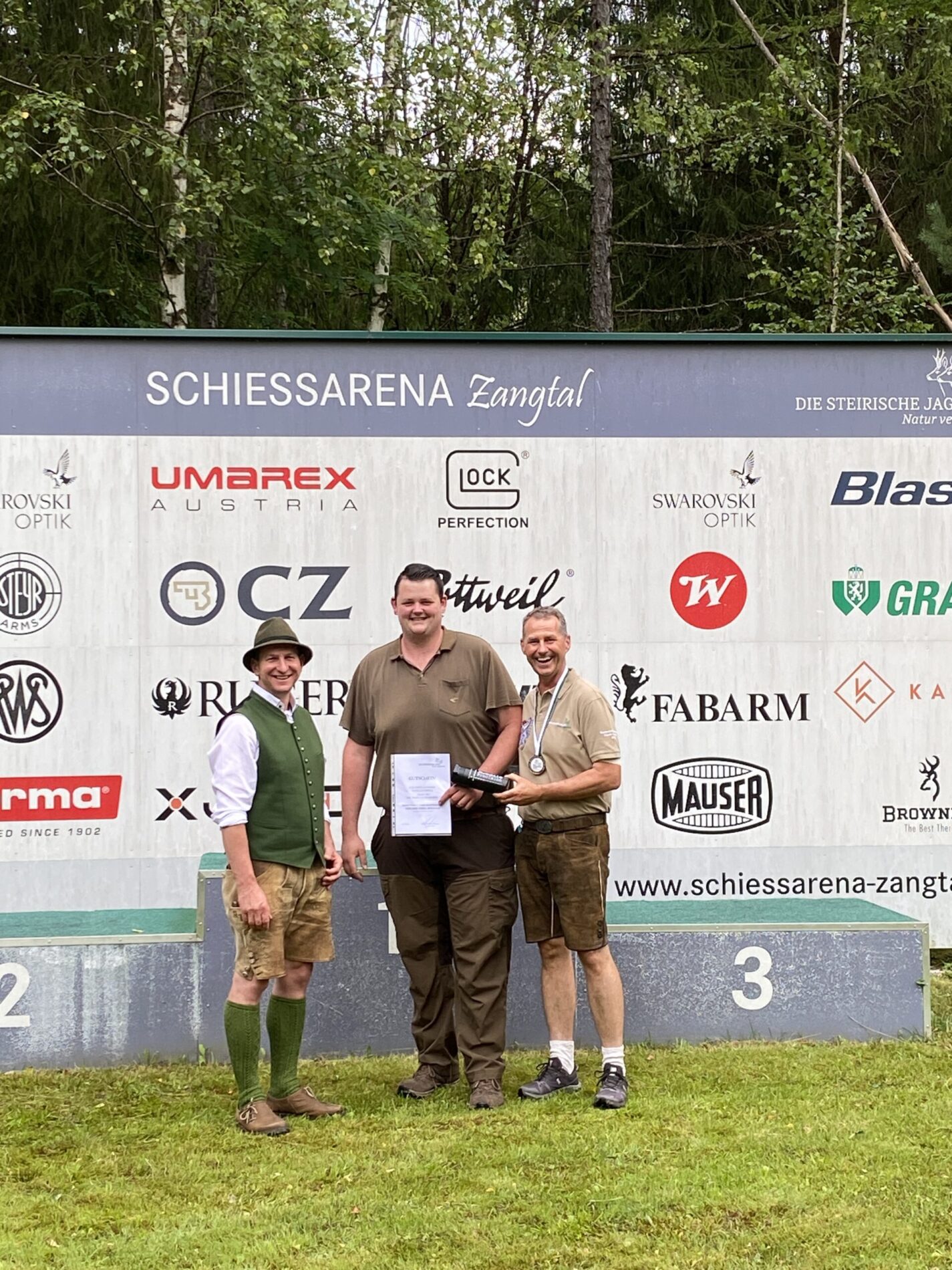 Die Preisverleihung des Jagdlichen Kombinationswettbewerbs 2024.