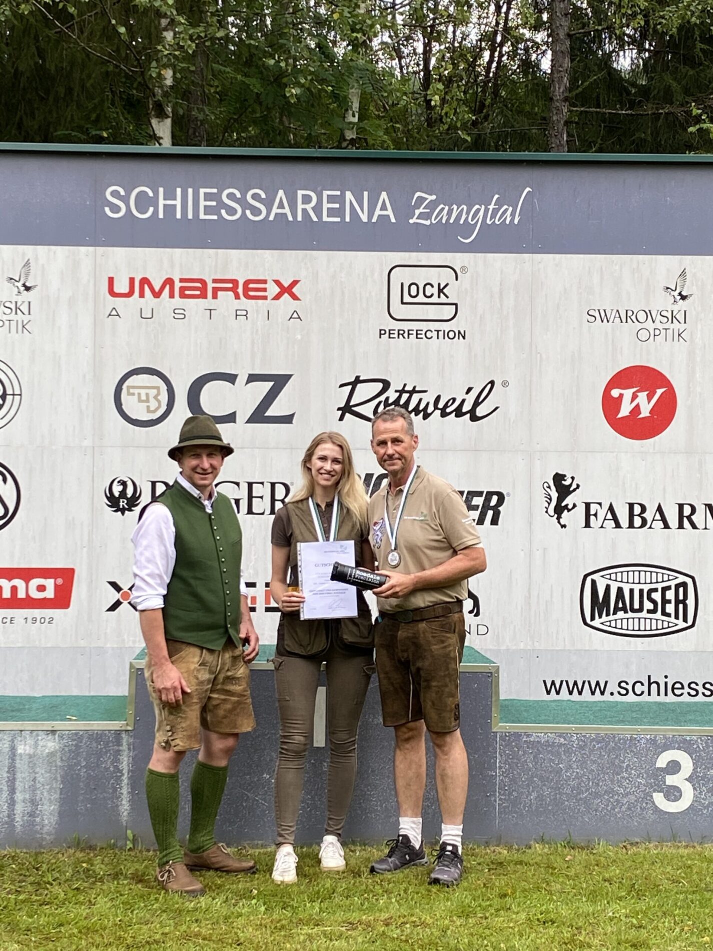 Die Preisverleihung des Jagdlichen Kombinationswettbewerbs 2024.