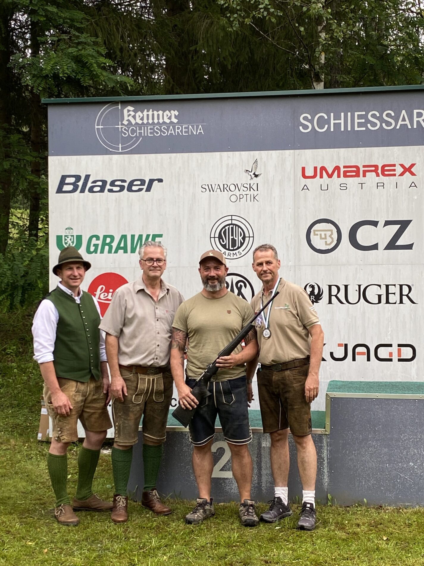 Die Preisverleihung des Jagdlichen Kombinationswettbewerbs 2024.