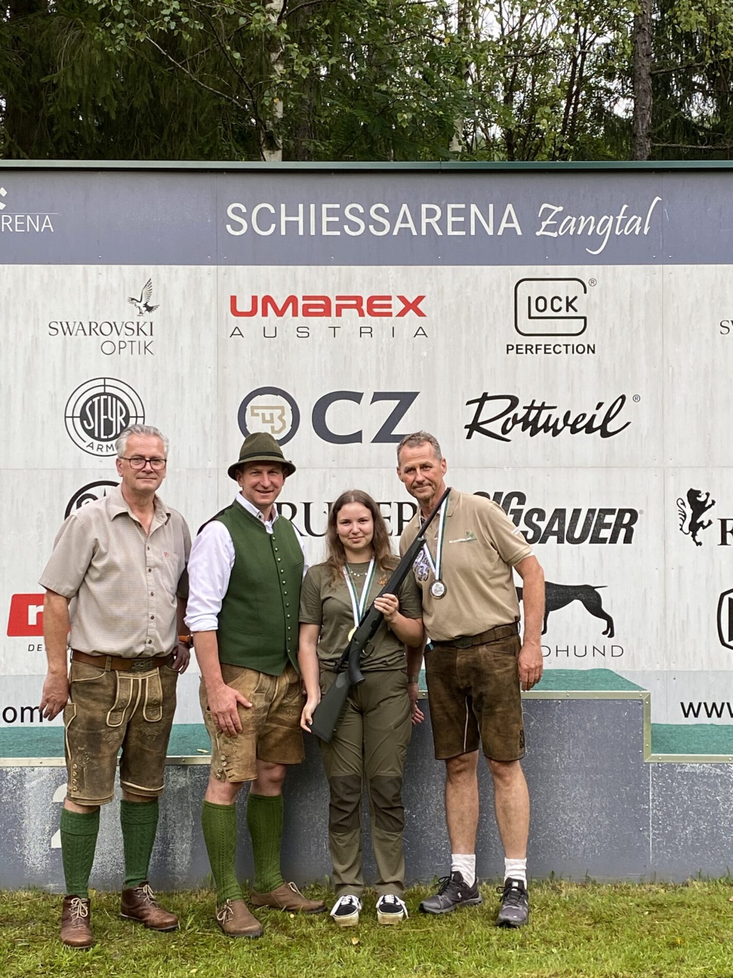 Die Preisverleihung des Jagdlichen Kombinationswettbewerbs 2024.